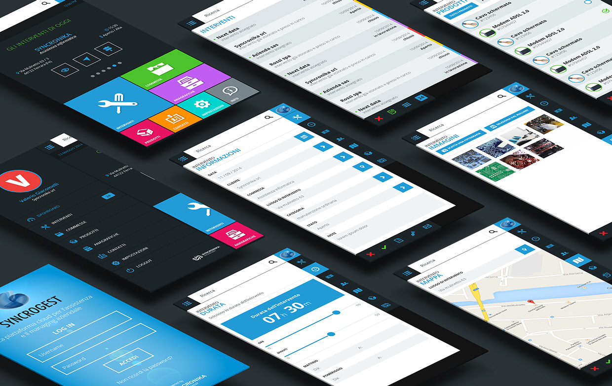 Syncrogest 3.0 - App per manutenzione e assistenza