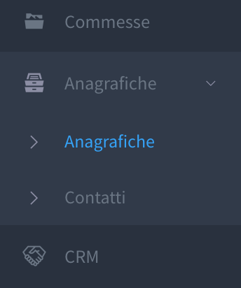 modulo anagrafiche