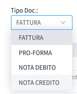tipo doc nota di credito tipo doc nota di credito