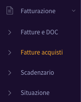 Accesso al Modulo Fatture Acquisti