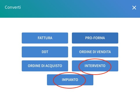 Nuove conversioni gestionale Syncrogest su Preventivi