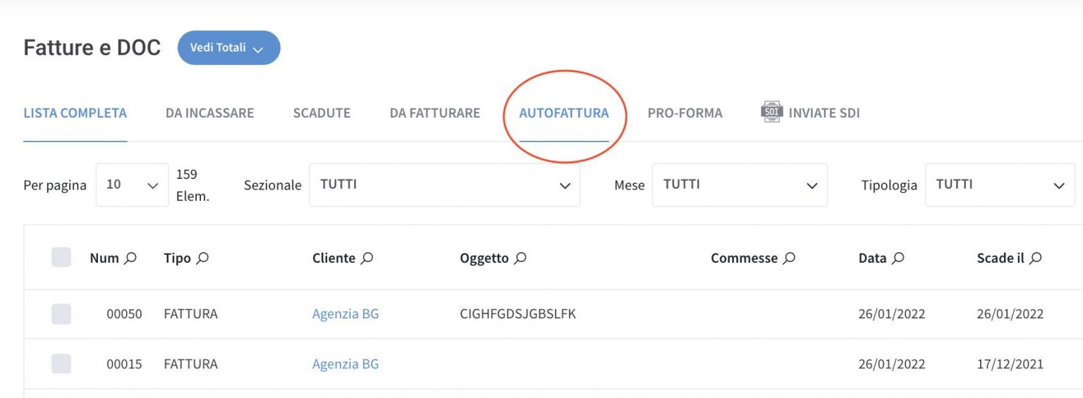Come emettere autofattura elettronica.