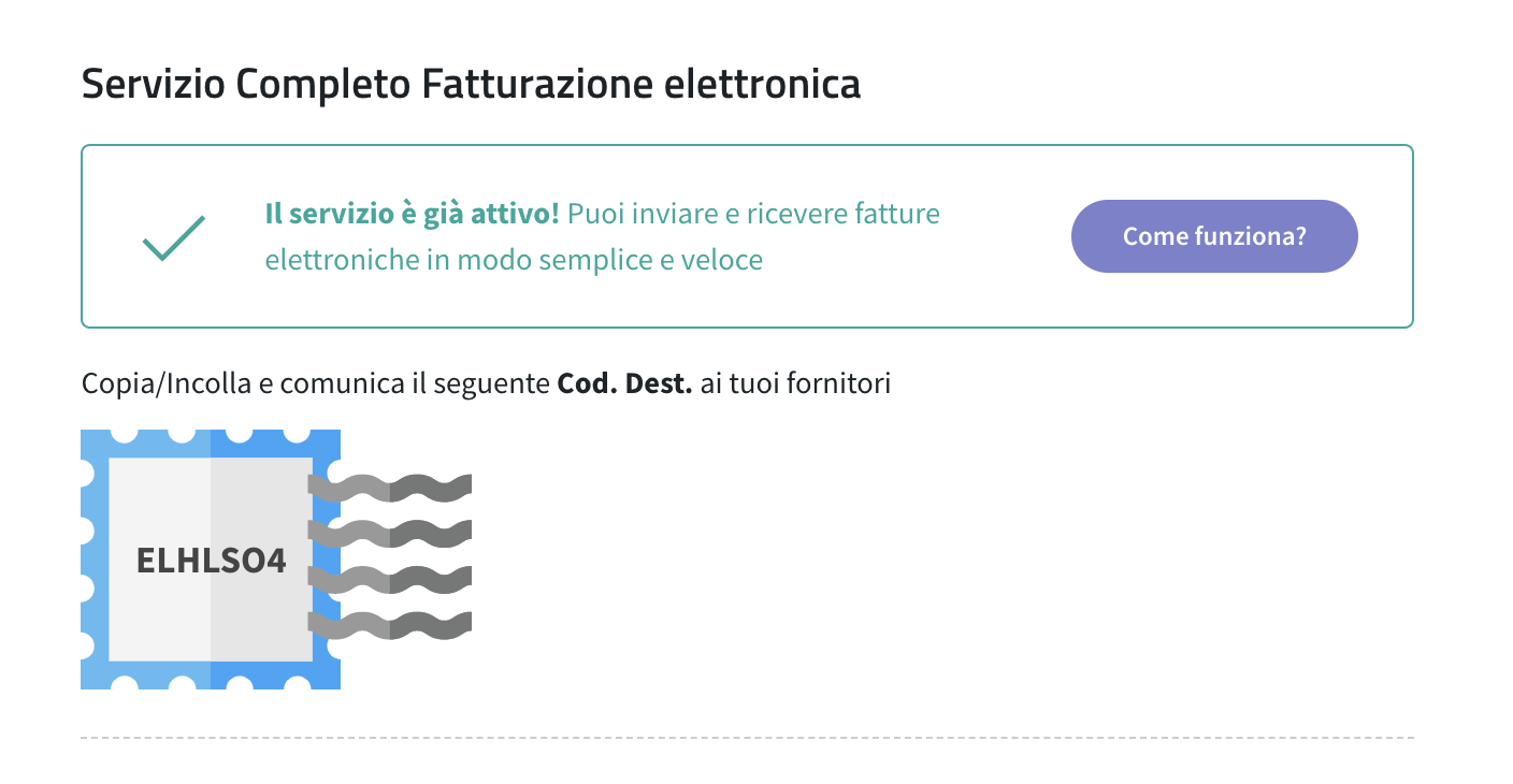 codice destinatario SDI