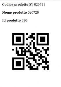 QRcode verticale