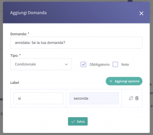 domanda tipo condizionale